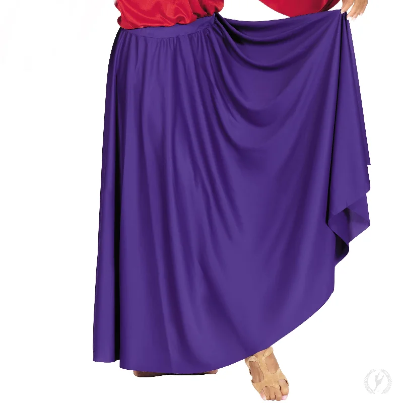 Eurotard 13778p Plus Size Simplicity Single Panel Circle Skirt wool skirt thick