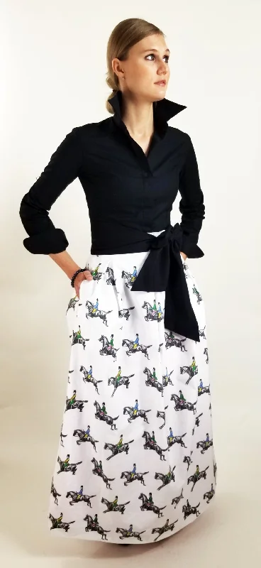 GONE RIDING SKIRT IN CHAMPAGNE cashmere skirt fine