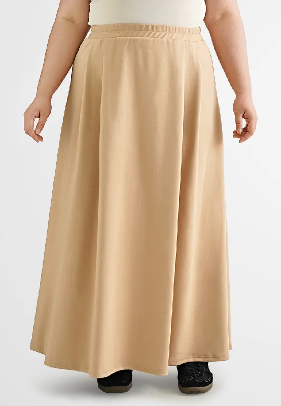 Hersila Carpe Diem A-Line Pleated Skirt silk skirt lustrous