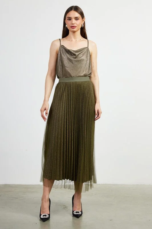 Celeste Midi Skirt chiffon skirt delicate