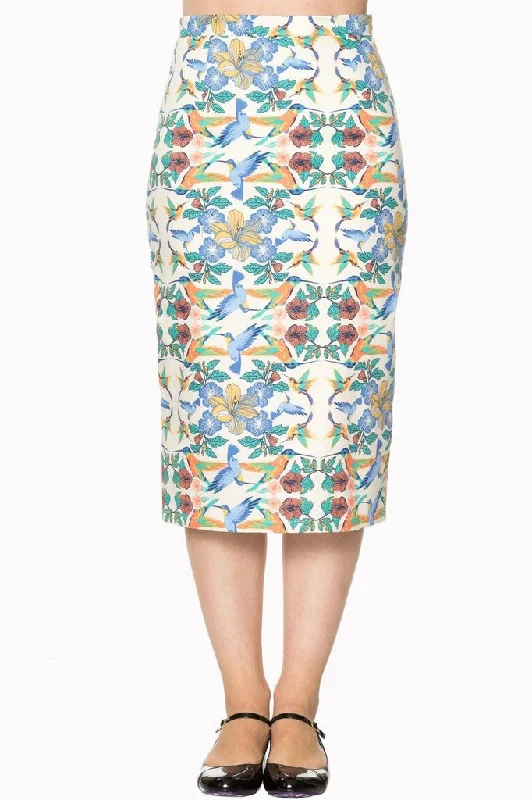 Mandala Pencil Skirt velvet skirt rich