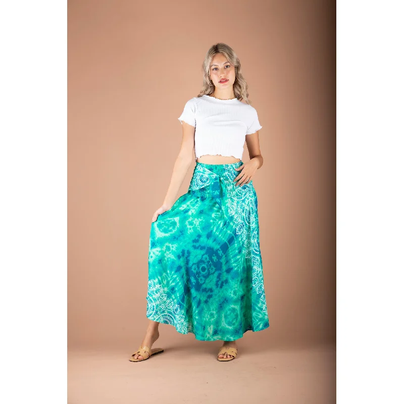 Mandala Women's Bohemian Skirt in Green SK0033 020315 05 wrap skirt elegant