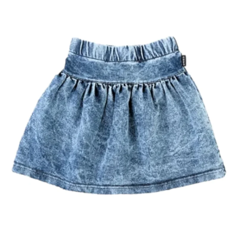 MINIKID LIGHT BLUE DENIM SKIRT lace skirt delicate