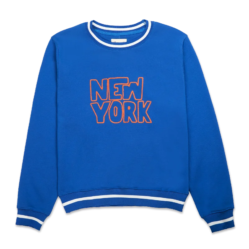 New York Sweatshirt Cotton Hoodie Fleece Lining Warmth