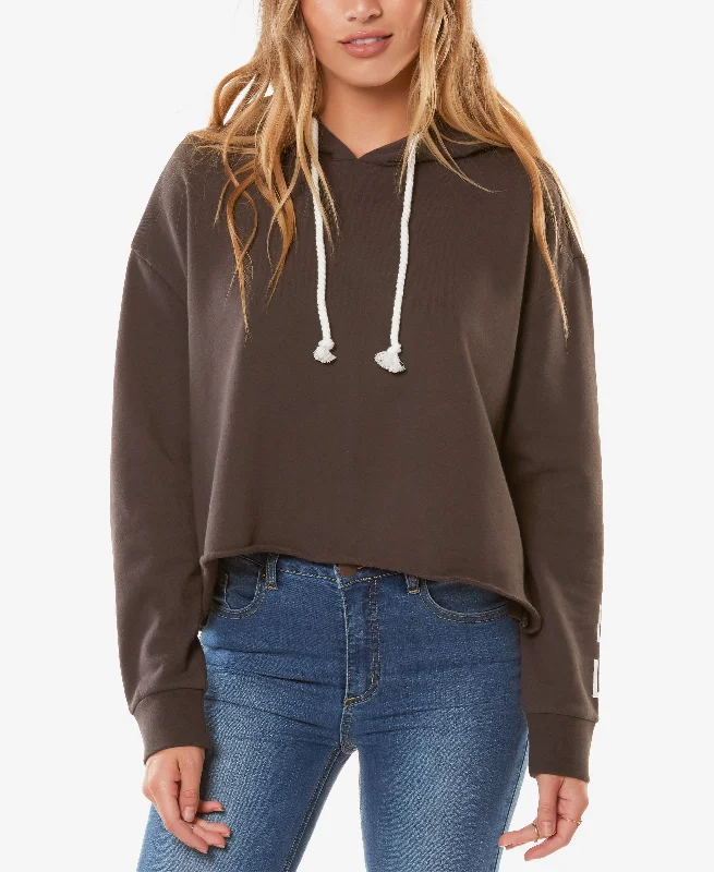 Oneill Juniors Free Ride Sweatshirt Hoodie with Contrast Stitching Detailed Premium