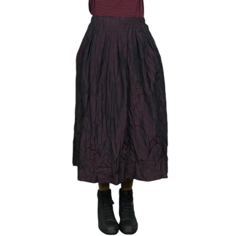 ORTO CRINKLE SKIRT cashmere skirt fine