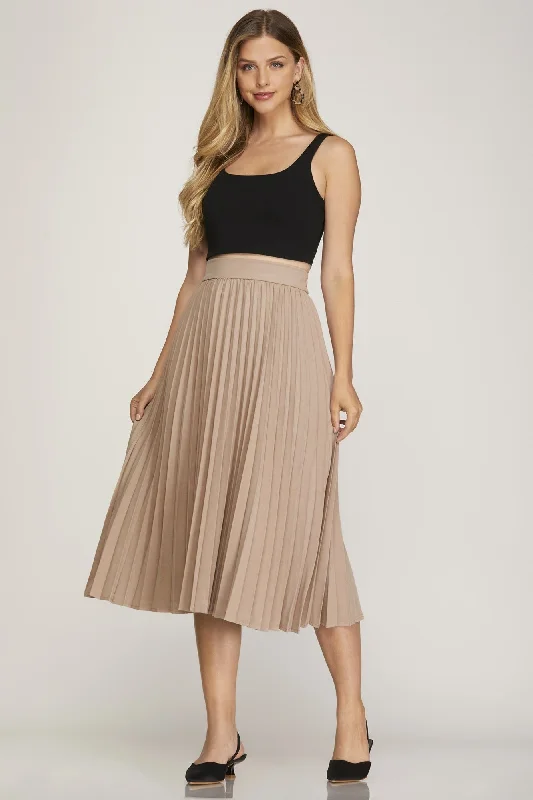 Misty Midi Skirt silk skirt luxurious