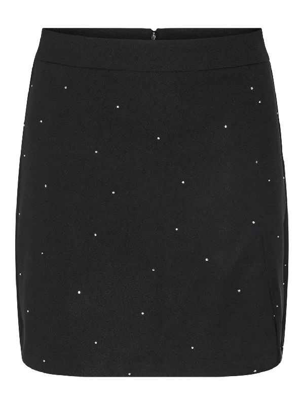 PCPEVA Mini Skirt - Black leather skirt durable