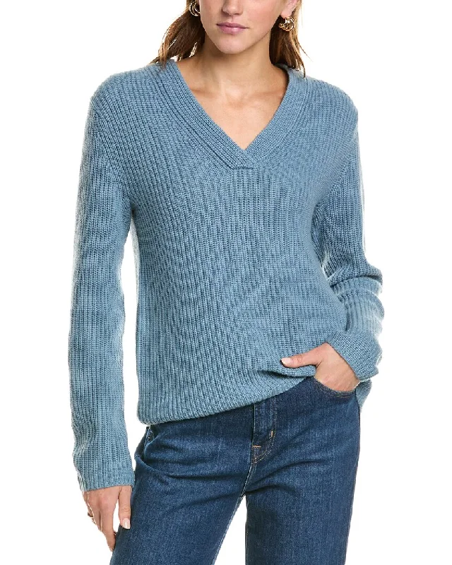 Vince Shaker Rib Wool & Alpaca-Blend Sweater Lace Blend Ribbed Blend Corduroy Blend