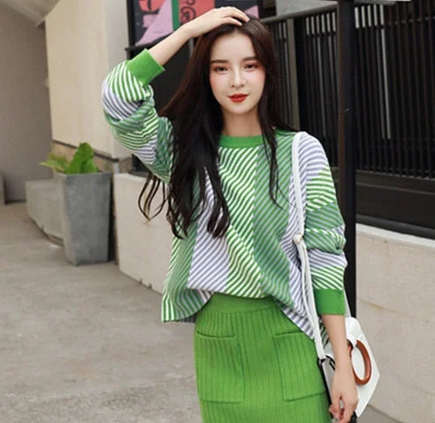 green sweater only