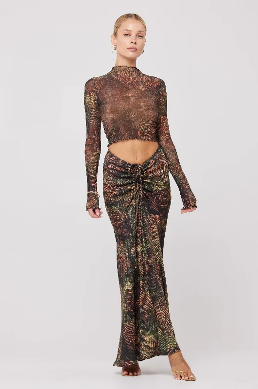 Ziggy Skirt in Autumn wrap skirt elegant